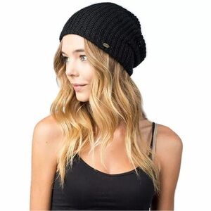 NEFF Women's Black Nolita Beanie Knit Hat NWT